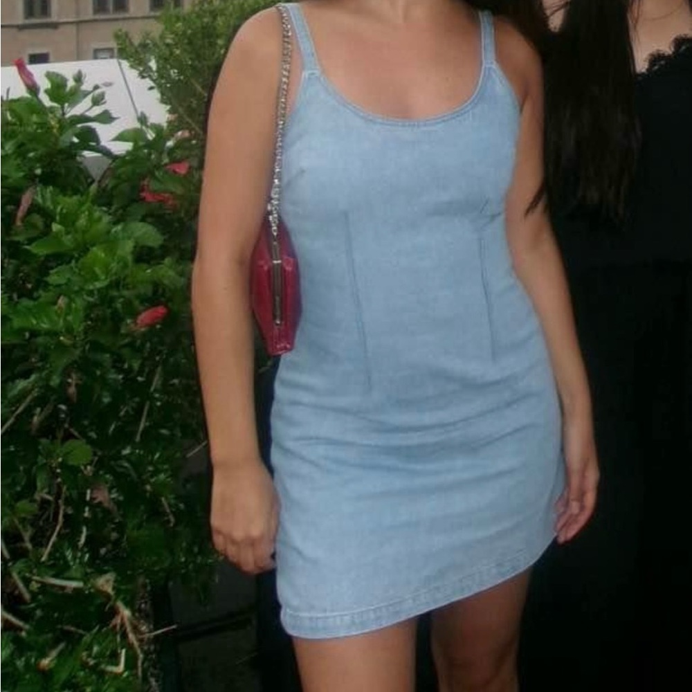 Light Blue Denim Dress